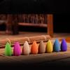 60/100/300pcs Colorful Aromatherapy Backflow Incense Cones Lavender Long Lasting Fragrance Smoke Falls for Viewing Relaxation