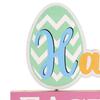Easter Table Decorations Colorful Standing Wooden Letter Sign for Holiday