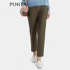 PORTS Women's Mid-Cuff Wool Blend Trousers