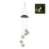 Weatherproof Solar Wind Chime Light LED Garden Lawn Lights Funny Garden Decoration  Outdoor