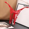 Hollow-out Women's Thong Low Waist Mesh Lace Briefs Panties Pearl Lace Underwear  Girl