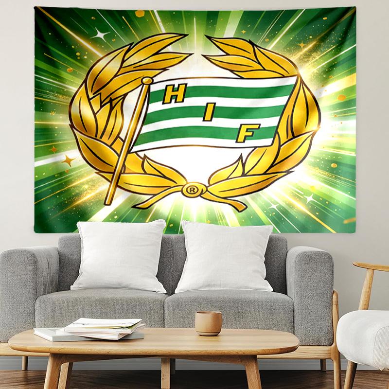 Hammarby IF Print Tapestry, Lightweight Wall Hanging, for Bedroom, Dorm, Living Room, Home Art Decor, Birthday Christmas Gift