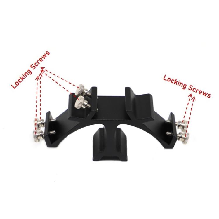 Folding Telescope Finders Mounting Brackets Metal Texture for Easy Transport and Flexible Positioning During Observations