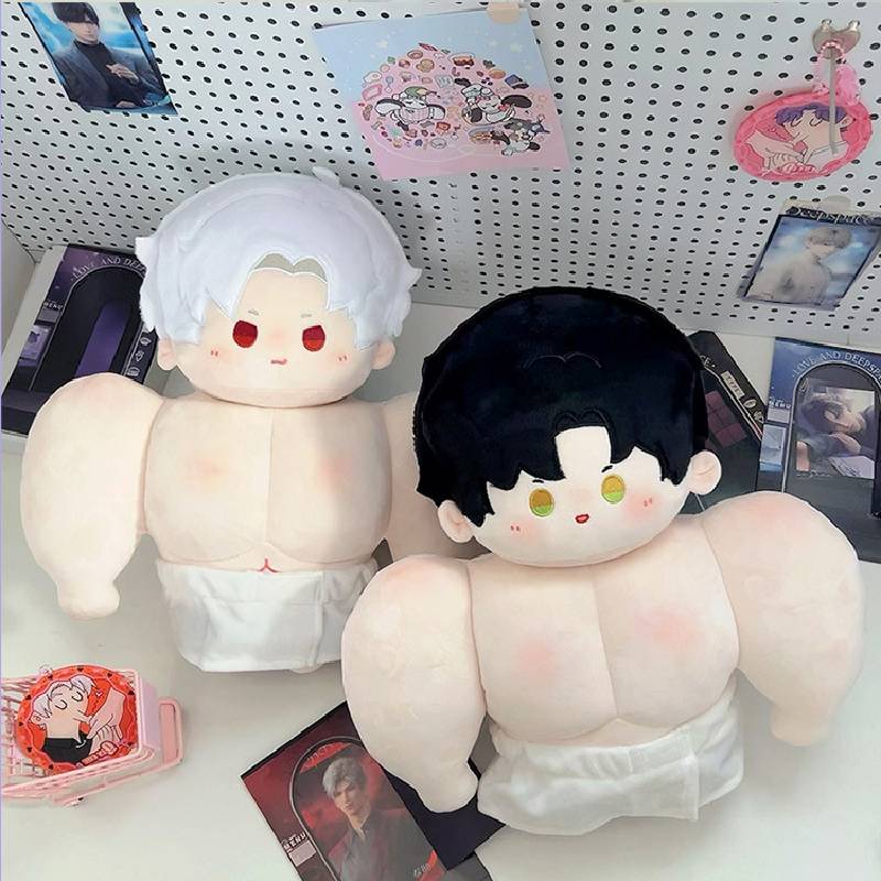 Elsker Deepspace Og Xavier Zayne Rafayel Sylus Muskel Plysjleker Jentegaver