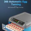 36 Eggs Fully Automatic Digital Egg Hatcher Household Brooder Farm Chicken Bird Incubator Dual-Power Supply Incubator