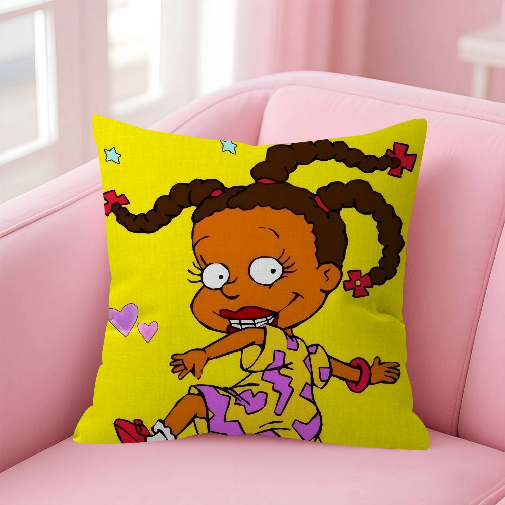 Classic Children Animation R-Rugrats Made Pillow Cover Sofa Cushion Cover Home Room Decoration Children Gift