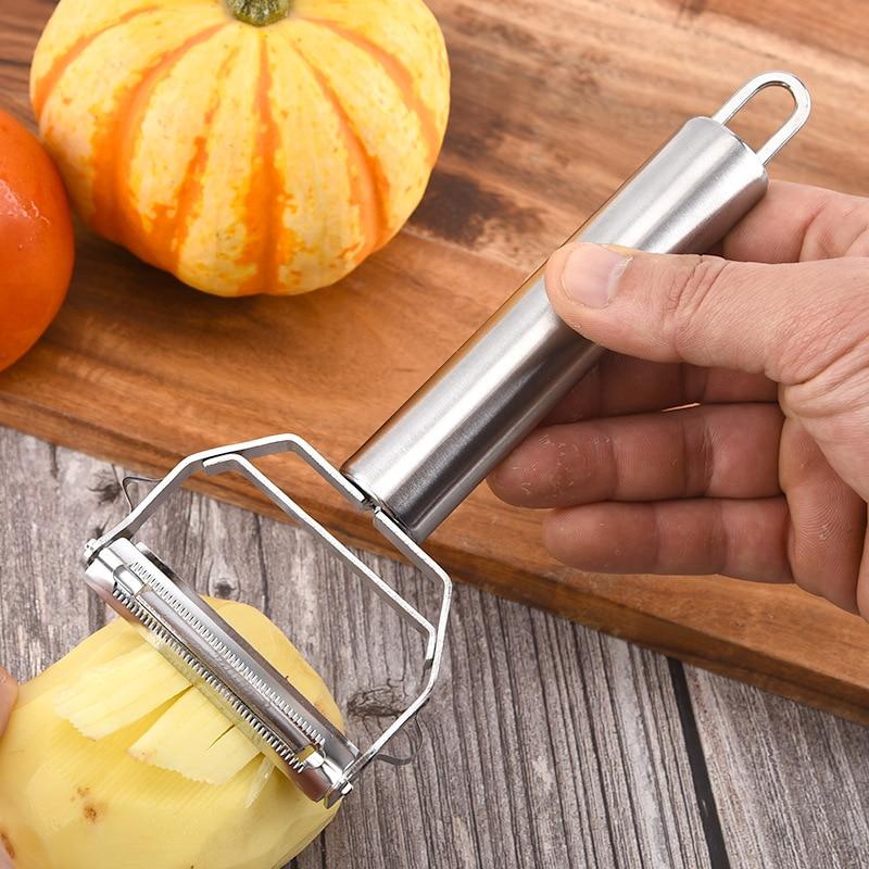 1PCS Stainless Vegetables Tool Portable Manual Easy Clean With Handle Multi Purpose Home Kitchen Article
