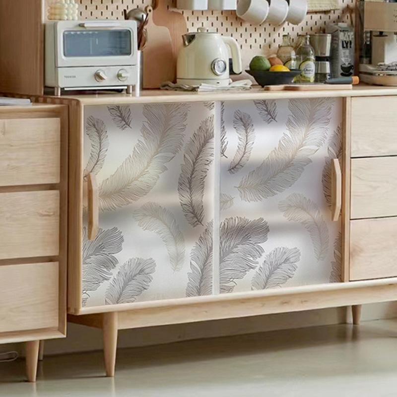 1Roll Electrostatic Stickers Reusable Glass Window Decals Anti-UV Glass Sticker Waterproof Window Film Home Decoration