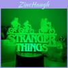 Veilleuse LED 3D Stranger Things avec interrupteur tactile et télécommande couleur pour décoration de chambre