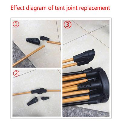 Componenti Supporto Tenda Asta di Supporto Tenda Portatile Giunto Pieghevole Automatico Tenda Accessorio Tenda da Esterno Fai da Te Parti Giunto Tenda