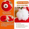 Soft Plush Goldfish Pillow Toy, 13.8" Cute Fish Stuffed Animal, Red Gift for Kids