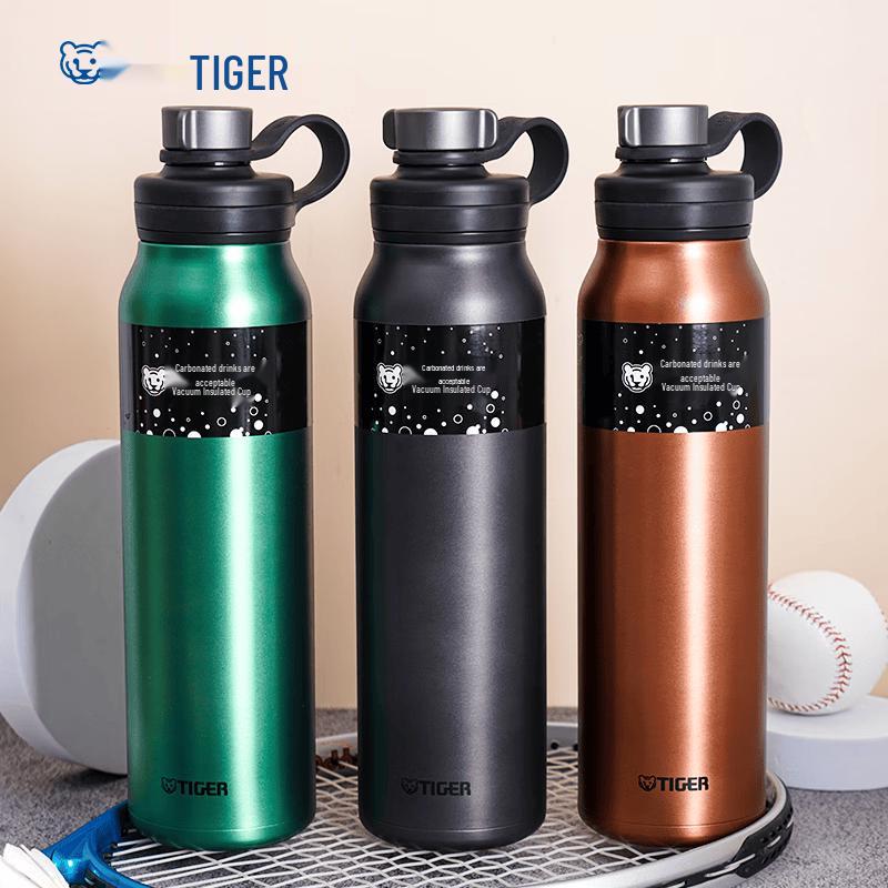 TIGER Vacuum Insulated Stainless Steel Sports Water Bottle