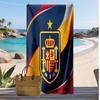 Spain Football Print Beach Towel Quick Dry Super Absorbent Soft Bath Towel for Swimming Beach Travel Fan Souvenir Gift