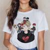 Streyki Casual Short Sleeve T-Shirt Women Vintage Harajuku Ullzang Mlroh T-Shirt Album