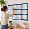 2027 Wall Calendar - Double-Sided Erasable English Planner with and Record Chart for Home
