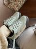 Pink breathable leather board shoes women's summer new student versatile child leisure sports white shoes
