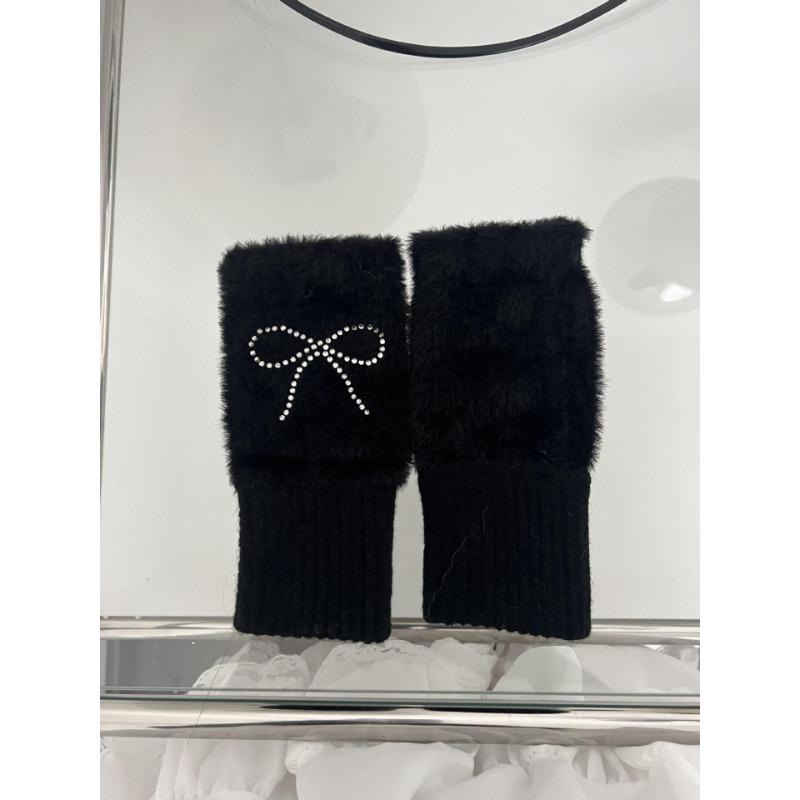 

химическая завивка и стразы для сохранения тепла, милые пальчики-напальчники для предотвращения холода и тепла для школьниц One size