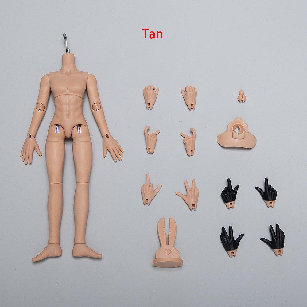14cm Bjd S Hook Neck Card Body Doll Threading Rope 1/12 Bjd Doll Suti For Ob11, P10, Ymy, 1/12 Bjd Doll Head