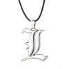 Death Note Shinigami Pendant with Notebook and L Necklace - Japanese Anime Inspired