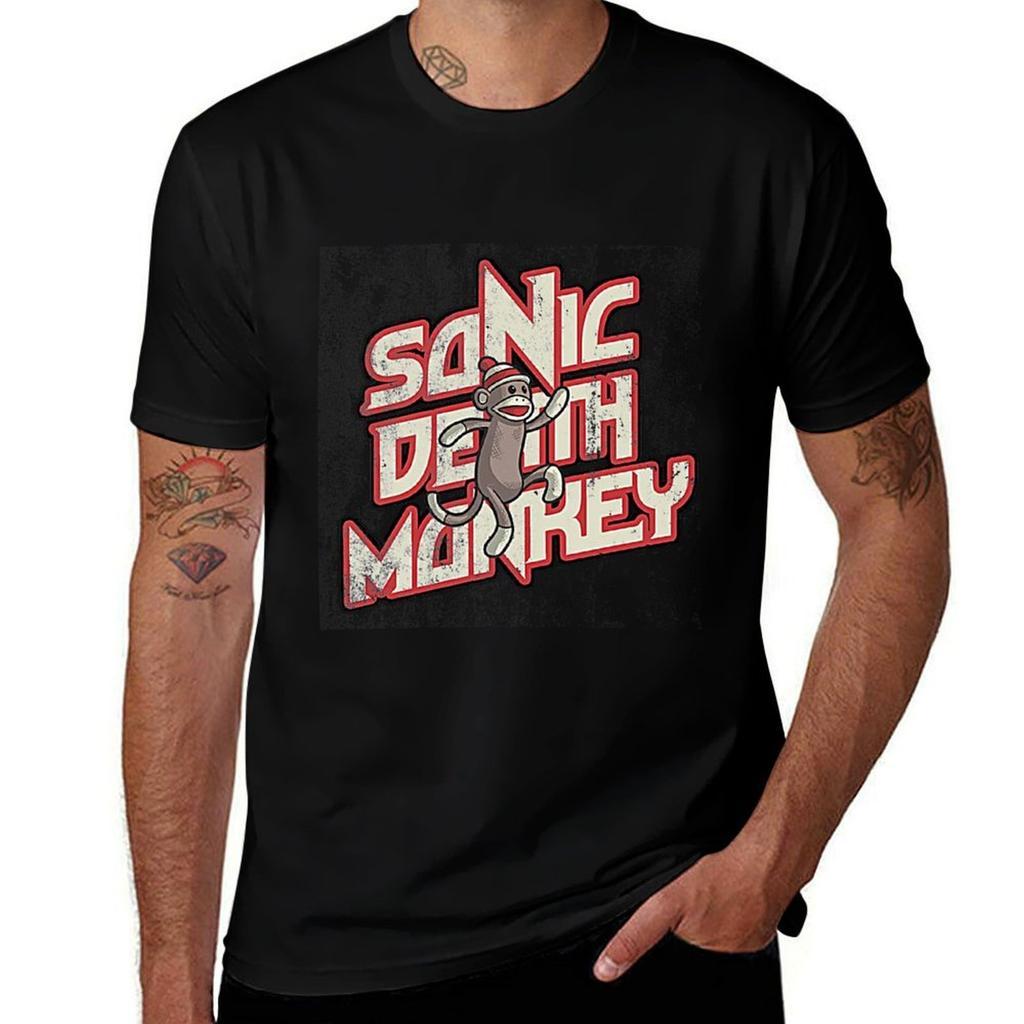SonicDeathMonkey Distressed TShirt Sports Basic Short Sleeve TShirt