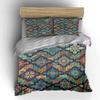 Colorful Mandala Pattern Bedding Set Bedding Set (1 Duvet Cover, 2 Pillowcases, Duvet Not Included)