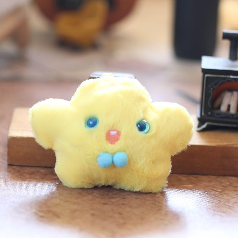 

Star Small Plush Pendant With Pp Cotton Super Soft Short Plush For Girls Kids жовтий