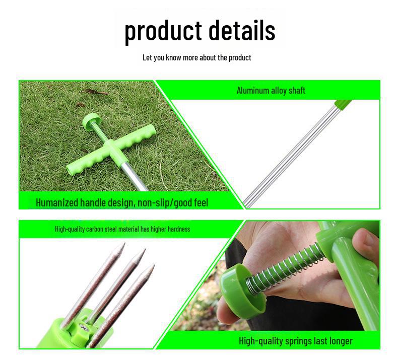 Weed Puller & Digging Tool: Manual Weeding & Wild Vegetable Remover
