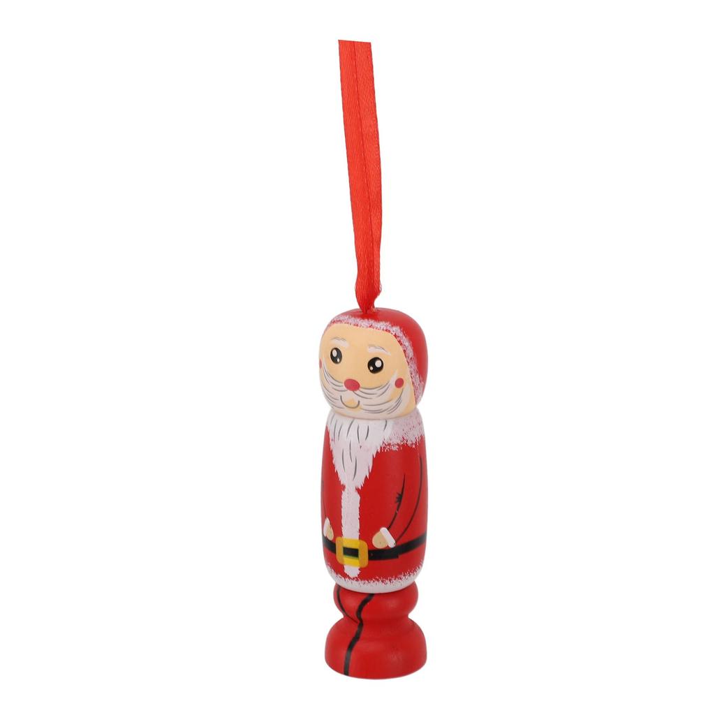 Father Christmas Ornament Funny Drawer Design Wooden Craft Christmas Tree Decoration for Bookshelf