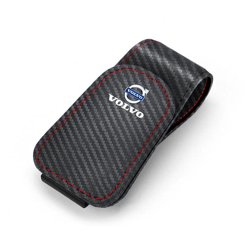 Car Sun Visor Sunglasses Holder Glasses Clip Magnetic Fastener Auto Interior Accessories For Volvo XC60 S90 XC90 S60 V60 V90