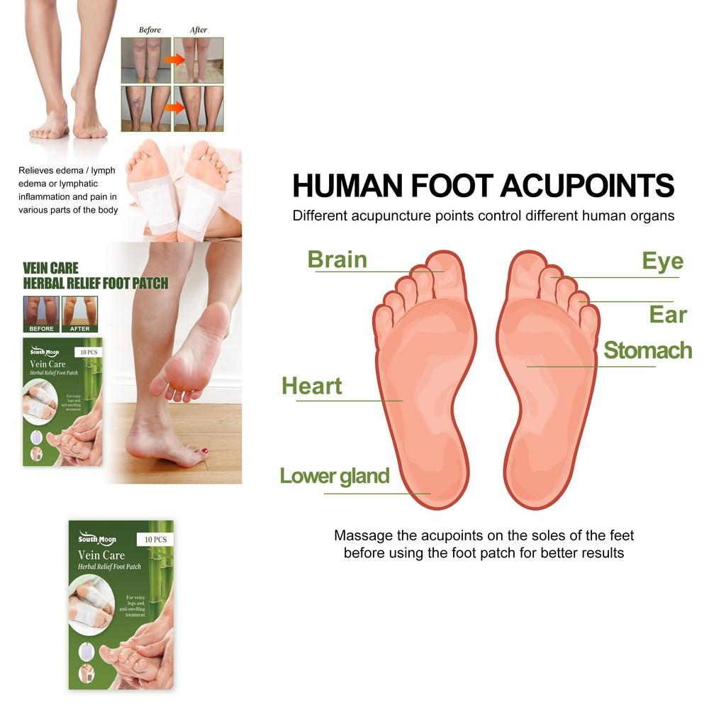 South Moon Foot Patches For Vein Care Effective Body Treatment Relief From Swelling And Discomfort
