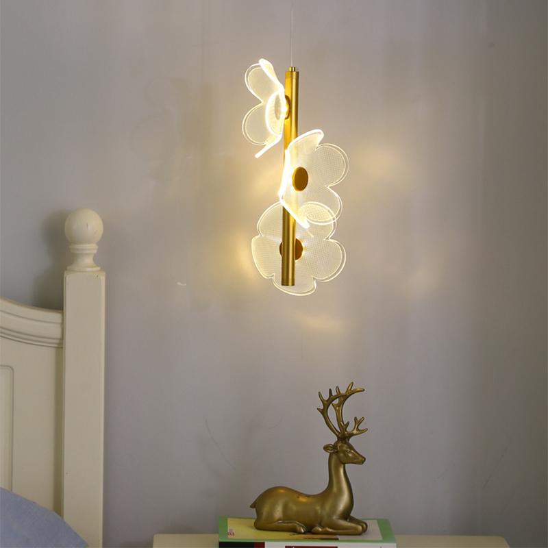 Lustre LED Pendant Light Fixture Nordic Hanging Lamps For Ceiling Bedside Bedroom Home Children's Room Decoration Pendant Lamp
