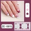 Gels Nail Strips Glittering Gels Nail Stickers Flowers Nail Art Stickers Nails Polish Wraps French Tip Nail Stickers