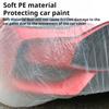 Disposable Car Clothing Cover Dustproof Rainproof Car Film Cover PE Car Full Scratch-Proof Prot X0K0