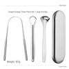 U-Shaped Stainless Steel Tongue Scraper and Coating Cleaner