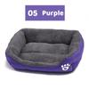 Square Comfortable Double Sided Available Large Pet Dog Sofa Bed  19 Colors Picture Memory Foam Pet Bed Solid Stocked