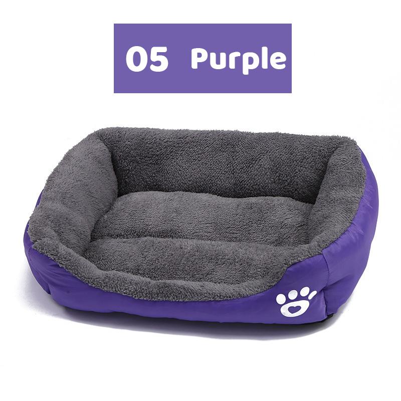 Square Comfortable Double Sided Available Large Pet Dog Sofa Bed 19 Colors Picture Memory Foam Pet Bed Solid Stocked