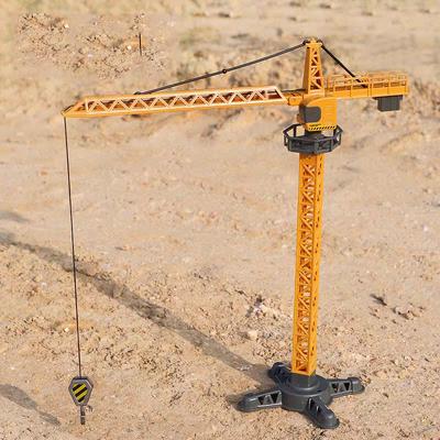 Legering+Kunststof Technisch Diecast Torenkraan Klassiek Bouwmodel Voertuig Lader Tractor Graafmachine Speelgoed voor Jongens Cadeaus