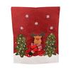 Christmas Chair Cover Santa Snowman Deer Hat Dining Chair Decoration Festive Party Decoration Wedding Party