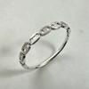 18K Gold Diamond Pig Nose Link Bracelet - Elegant European/American Style