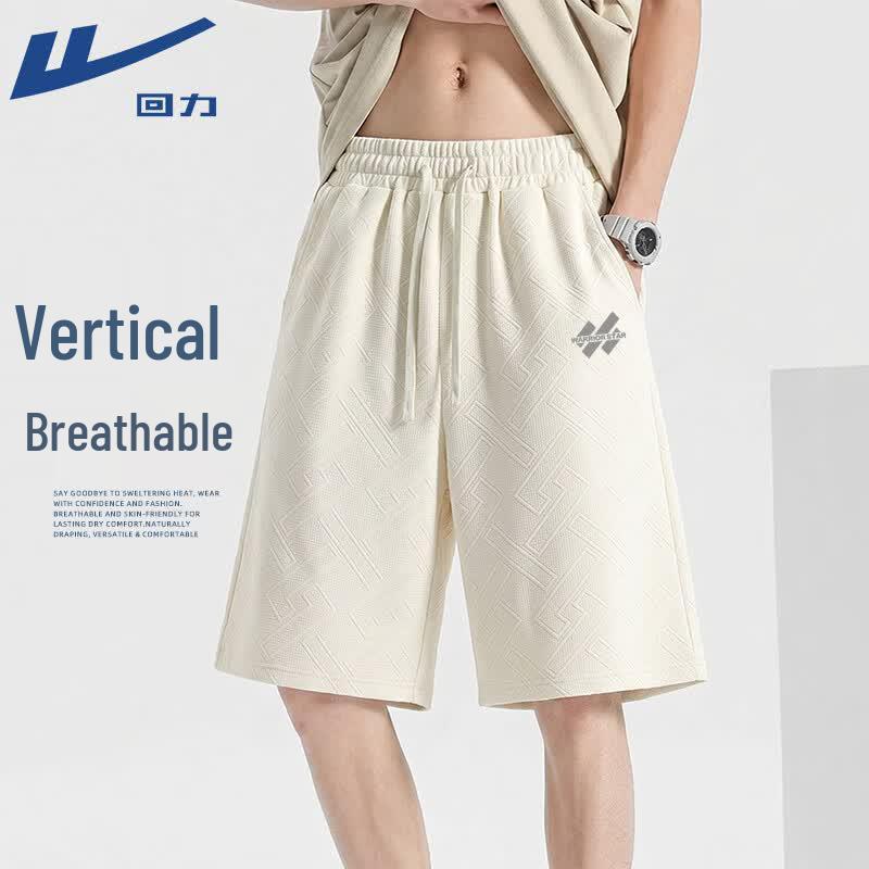Warrior Men s Summer American Jacquard Casual Shorts M