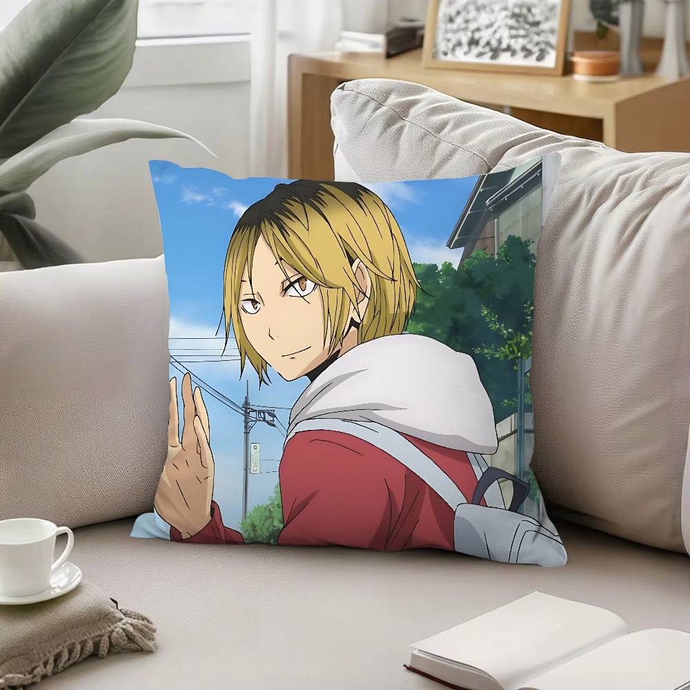 Anime K-Kenma Kozume Throw Pillow Covers Pattern Cushion Cover Suitable For Sofa Bedroom Car Pillow Cover