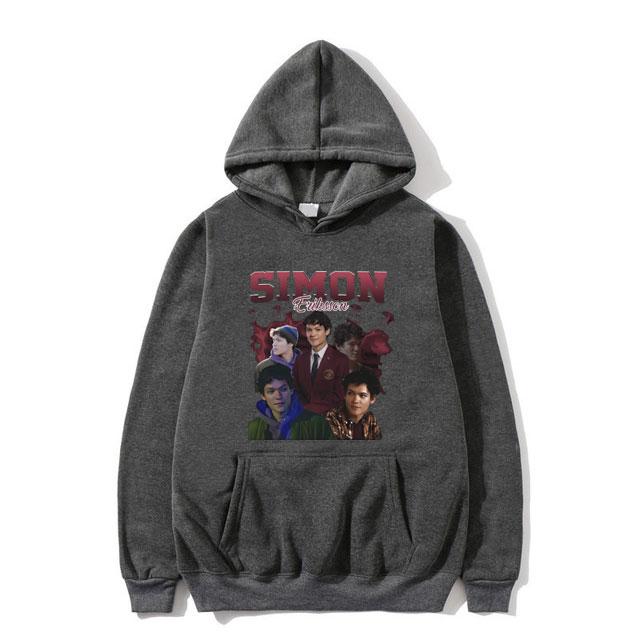 Simon Eriksson Omar Rudberg Grafická Mikina Pánská Dámská Ležérní Vintage Mikina Pánská Vysoce Kvalitní Fleecová Bavlna Pulovr Mikiny s Kapucí