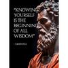 Marcus Aurelius Stoicism Inspirational Quote Posters and Prints Canvas Painting Wall Art  Picture for Room Home Office Decor