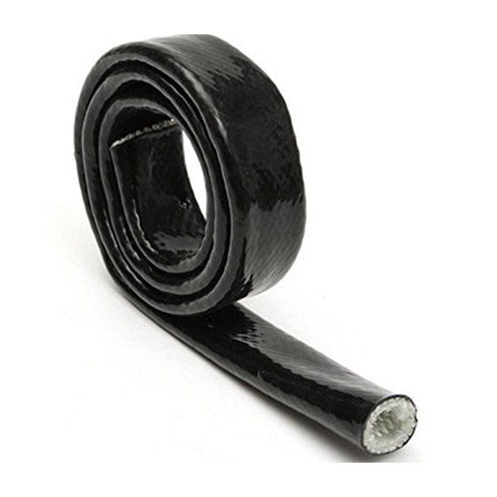 10mm X 1m Fire Sleeve Braid Flame Heat Shield Black For 6AN AN6 Oil Fuel Lines
