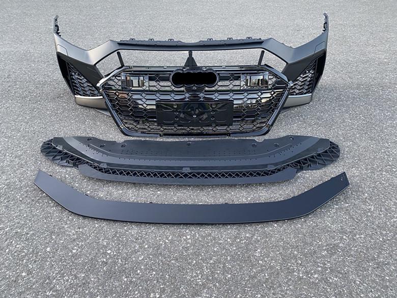 Compatible RS7 Body Kit for A7 A7L: Front/Rear Bumpers, Rear Lip, Tailpipes (Years 19-22)