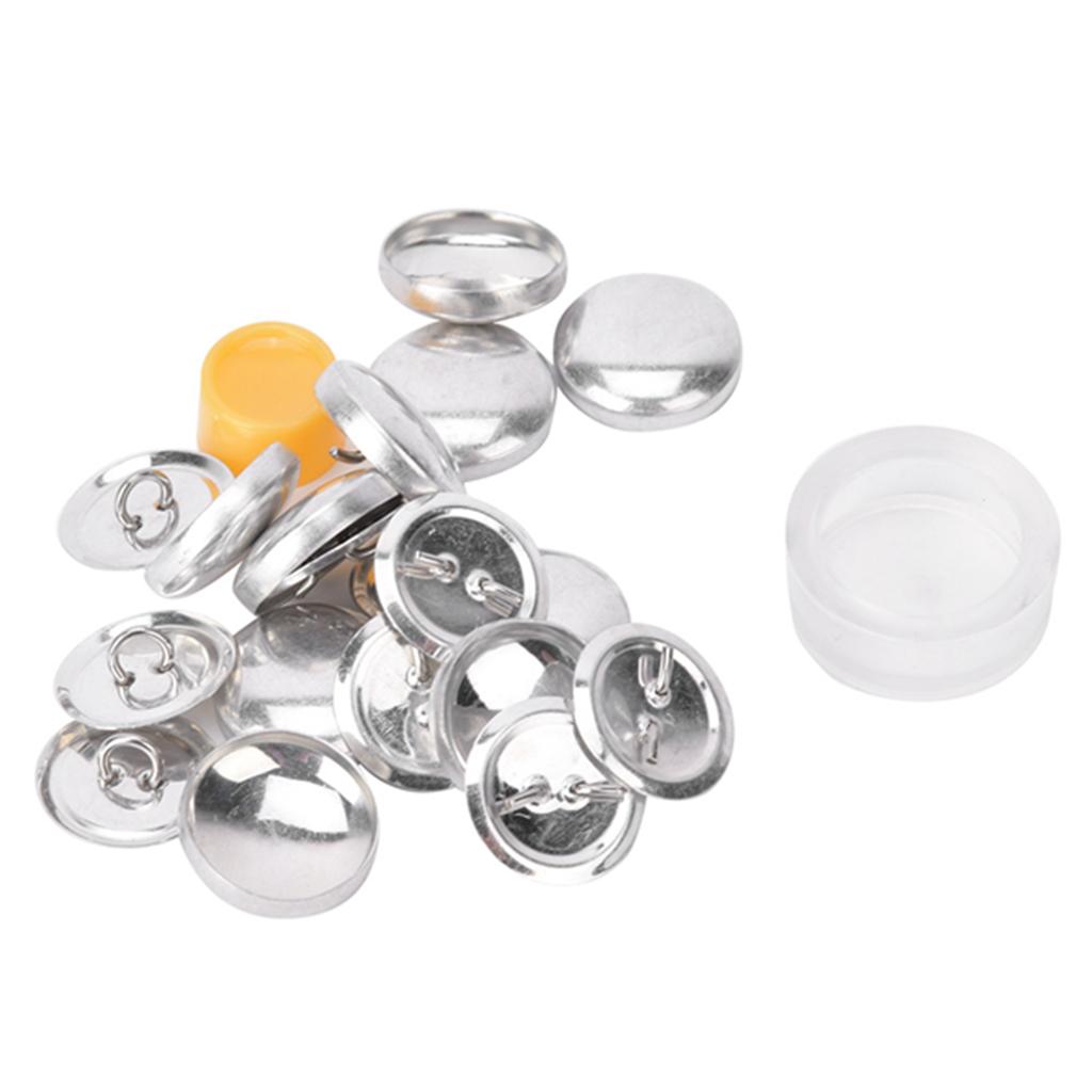 Cloth Bag Cover Buttons Kit Round Button Base DIY Handmade Crafts Buckle Making Tools Cover Buttons Assembly Tool Cover Buttons