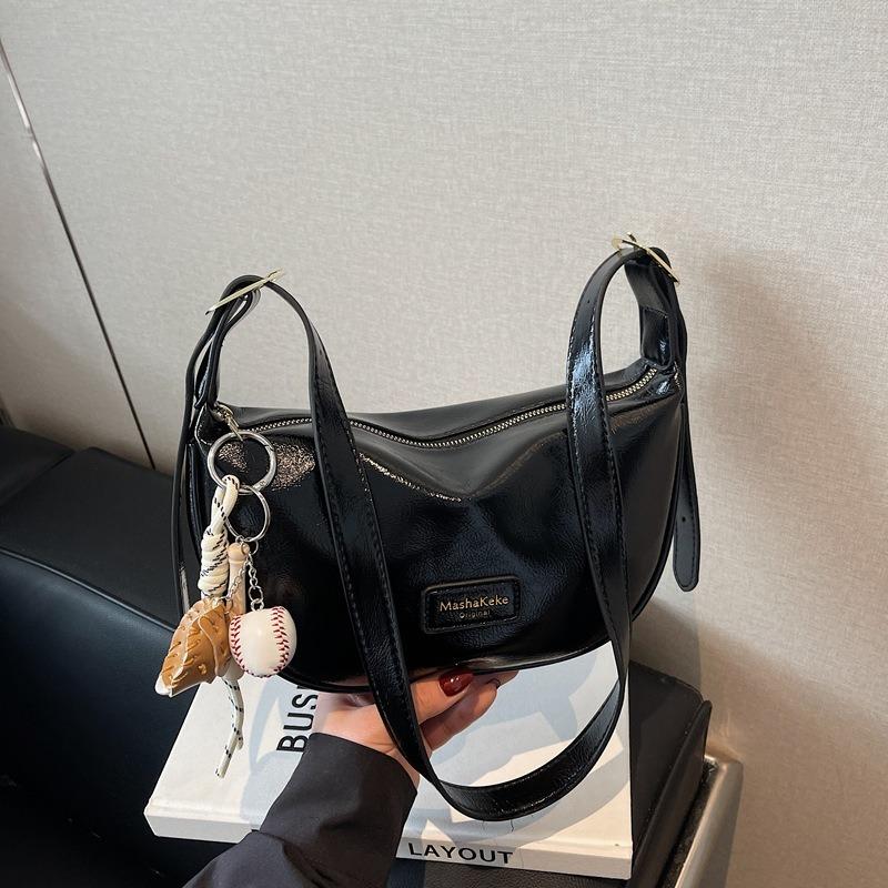 Fashion commuter shoulder bag soft leather bag women's new versatile portable simple messenger bag