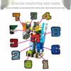 Children's Educational Robot Building Blocks: Transforming Digital Autobot Letters