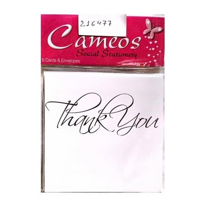 Přání s poděkováním Text Cameos (Balení 6)