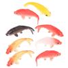 ABOOFAN Set of 8 Miniature Nishikigoi Figurines, PVC, Approx. 0.79 x 0.24 x 0.24 inches, Perfect for Aquarium Decorations, Dollhouse Decor, Small